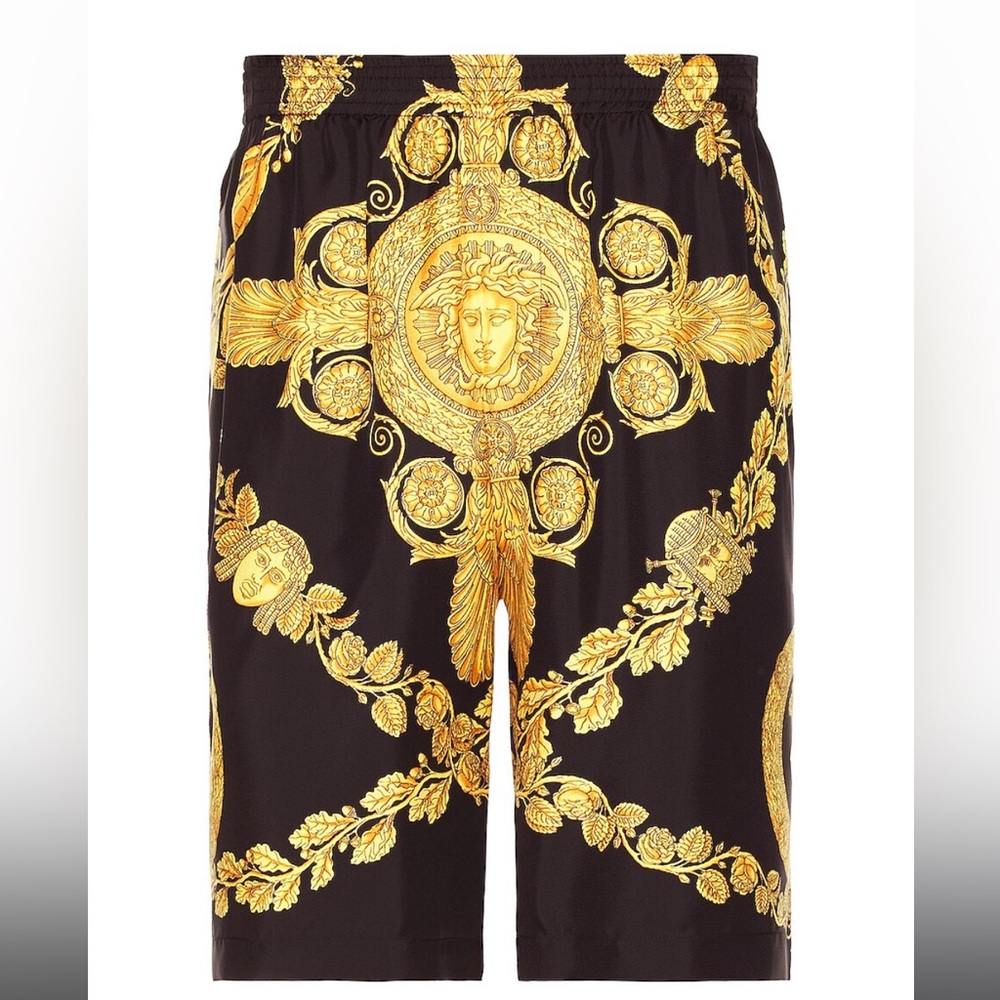 Versace Silk Shorts